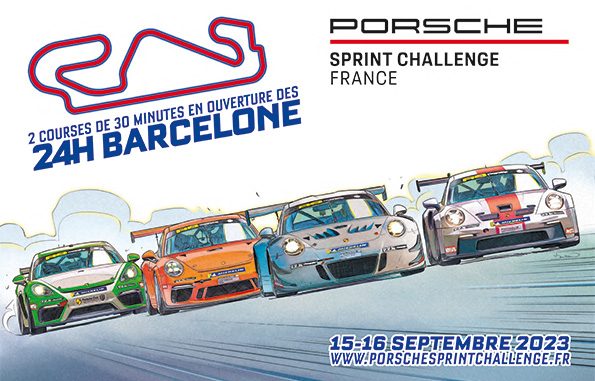 PORSCHE SPRINT CHALLENGE AFFICHE