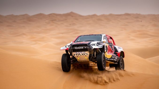 Local hero Nasser Saleh Al-Attiyah is the top seed in the cars.