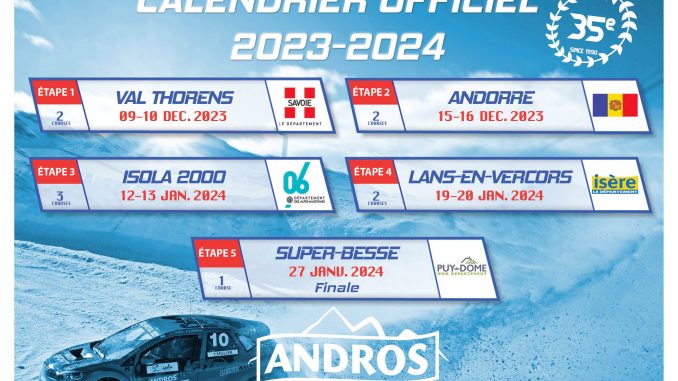 CALENDRIER ANDROS