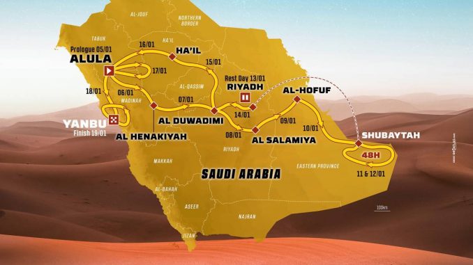 CARTE DEFINITVE DAKAR