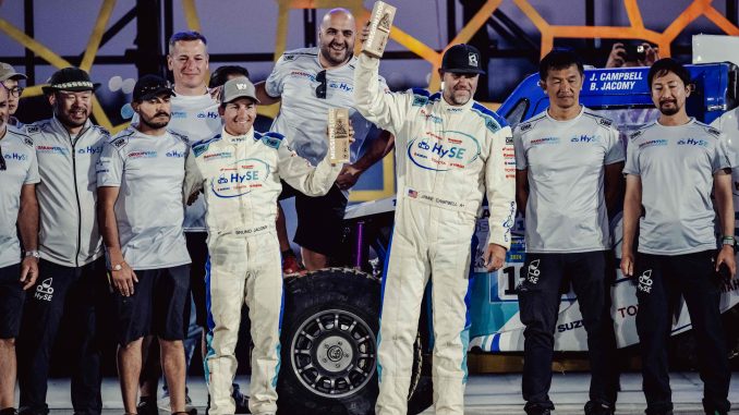 Dakar HySE-X1 podium 1