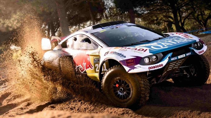 Nasser Saleh Al-Attiyah at the bp Ultimate Rally-Raid Portugal
