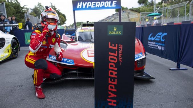 WEC FERRARI POLE IMOLA