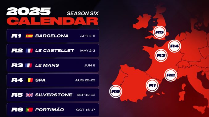 CALENDRIER LIGIER EUROPEAN SERIES
