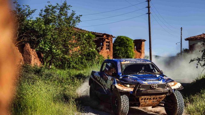Akira Miura on his Ultimate class debut with Toyota at Baja Greece.