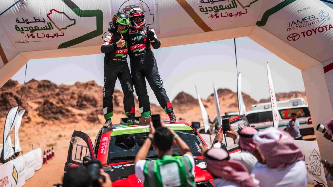 Al-Rajhi and Gottschalk win the Tabuk Toyota Rally.