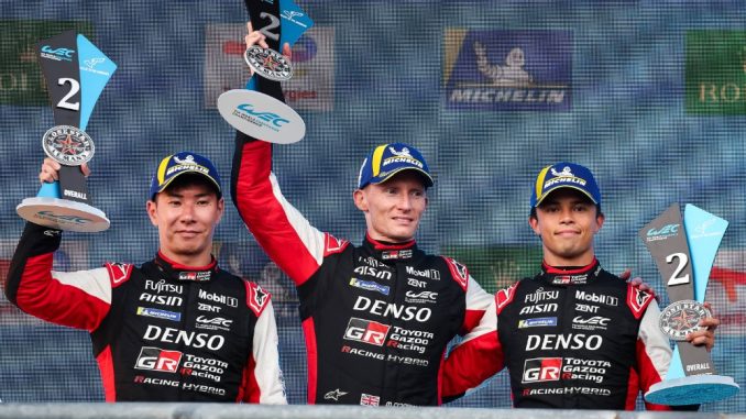 WEC TOYOTA PODIUM USA