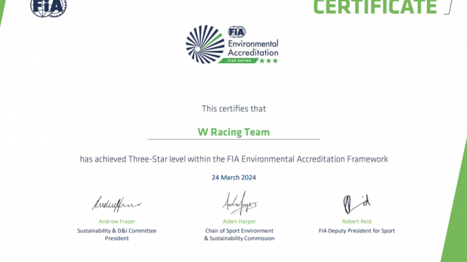 WRT ENVIRONNEMENTAL FIA