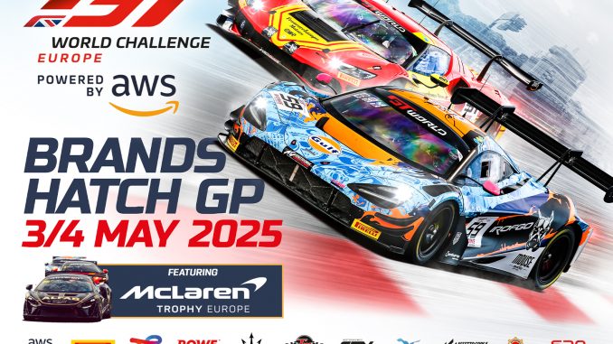 AFFICHE GT3 BRANDS HATCH