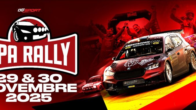 AFFICHE SPA RALLY NOVEMBRE
